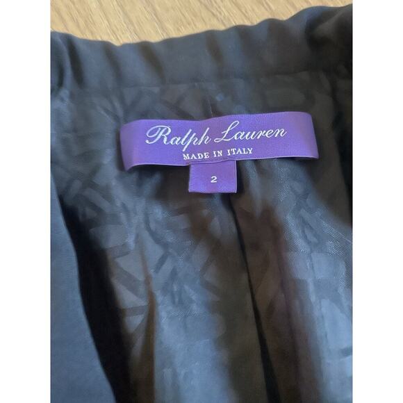 Ralph Lauren Collection Purple Label Meritta Wool Cashmere Jacket Blazer 2 Women - Picture 10 of 13